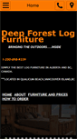 Mobile Screenshot of deepforestlogfurniture.com